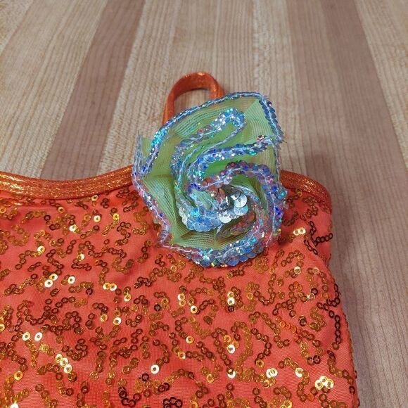 Kids Girls Colorful Dance wear with Sparkle - Picture 5 of 10